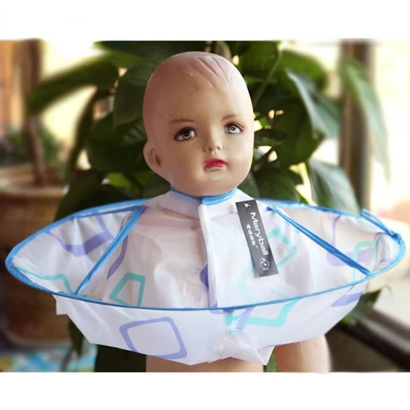 Cape de protecteur pour couper les cheveux et les ramasser, pour enfant,protection, coiffeur, parapluie, coupe, garçon et fille: 02