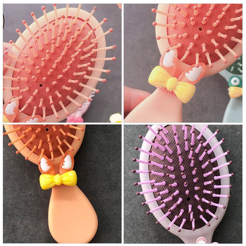 2Pcs Hairstyling Kammen Luchtkussen Kammen Draagbare Kammen (Assorti Kleur)