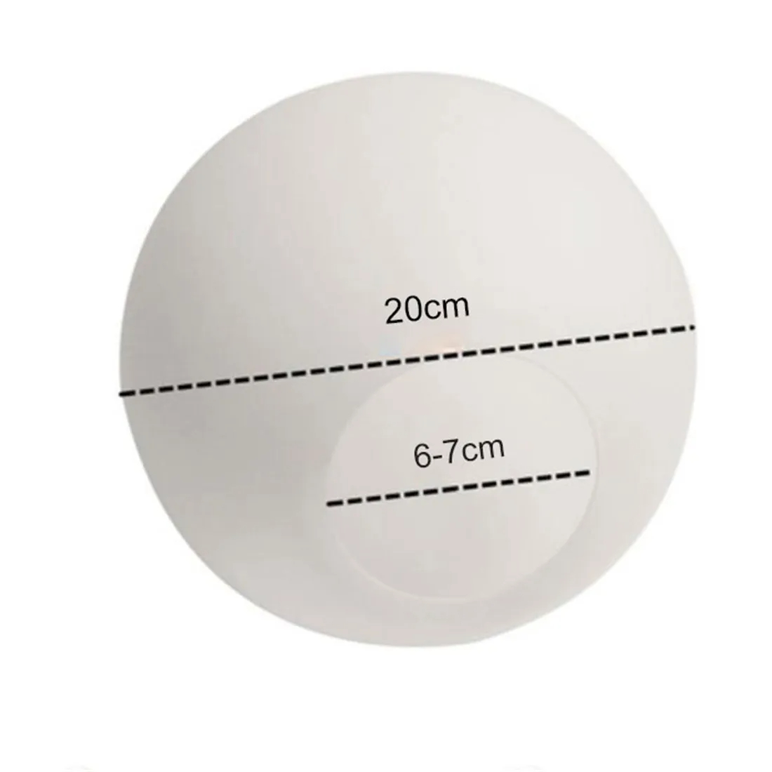 Weißer Glas lampen schirm, milchige Globus lampen schirme passende Lampe, d10cm d12cm d15cm d20cm d25cm runde Licht abdeckung, panta lla lampara: green
