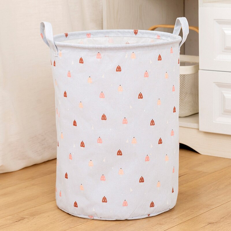 Wasmand Mand Afdrukken Waterdichte Waszak Opvouwbare Organizer Vuile Doek Bespaar Ruimte Badkamer Thuis Vouwen: 12