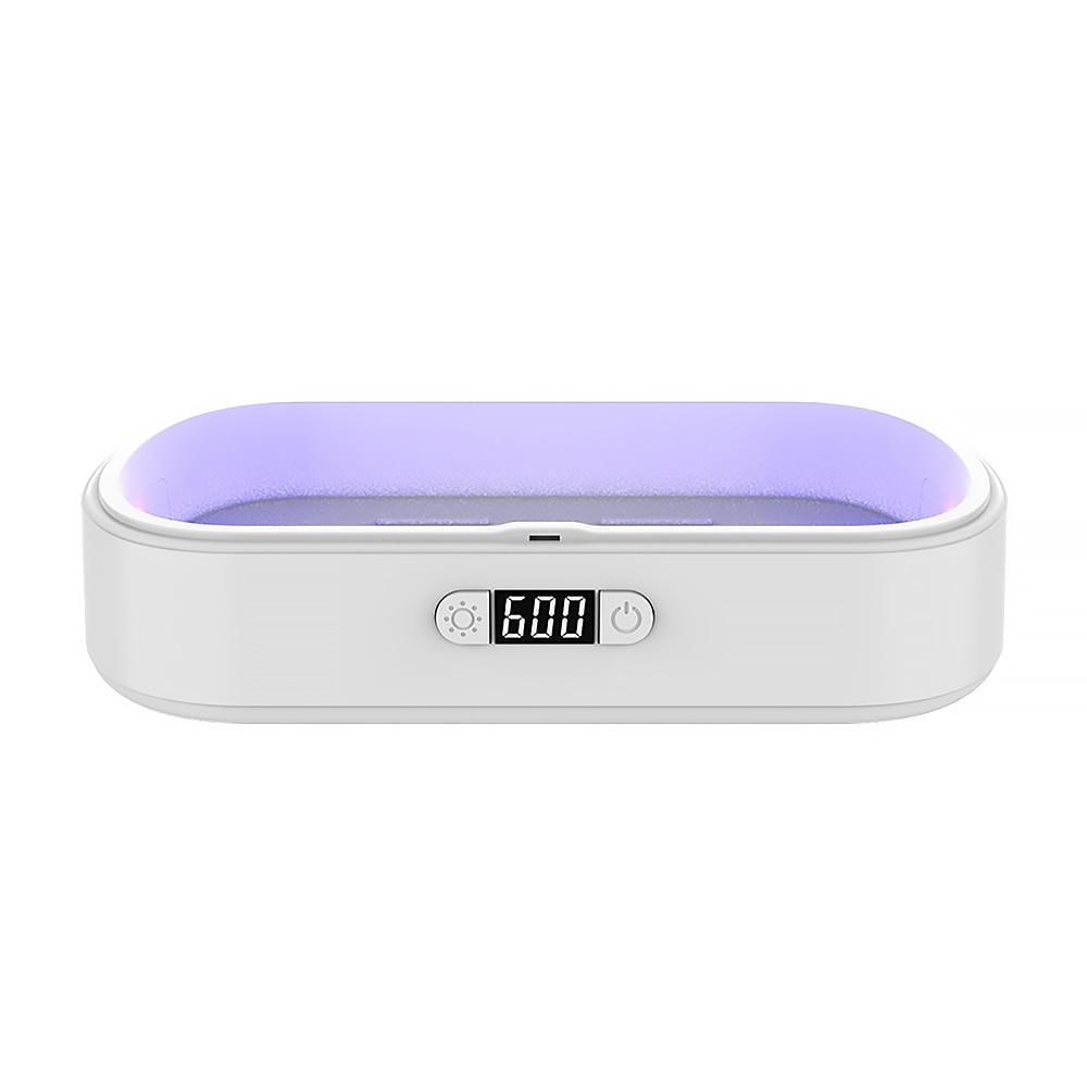 Uv sterlizer boks mobiltelefon uv lys sterlizer renseboks mobiltelefon trådløs lader aroma diffusor bærbar uv lampe veske