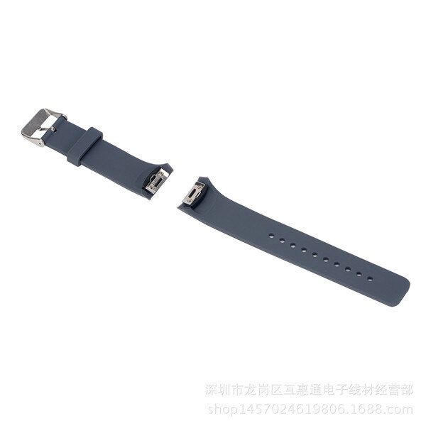 For Samsung Gear S2 R720 watch strap Replacement Silicone Solid color sport watchband Straps For Gear S2 SM-R720 smart watchband: Gray