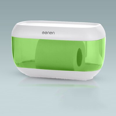 Soporte de papel higiénico montado en la pared, caja de papel higiénico, estante de almacenamiento de rollo de papel impermeable, organizador de tubo de papel para Baño: CF086-2