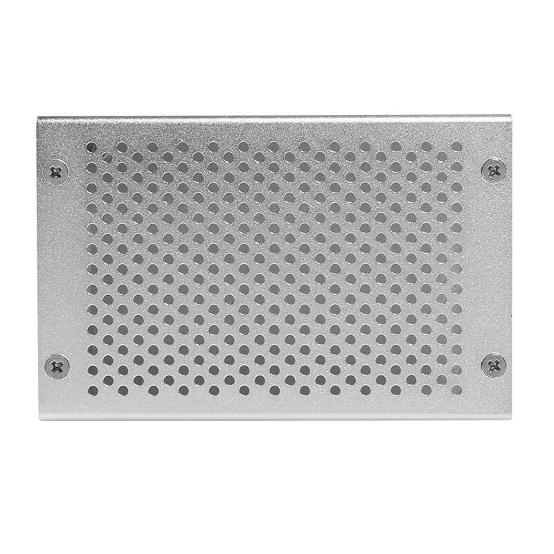 Boîtier en aluminium argenté, boîtier métallique + ventilateur de refroidissement 5V / 3.3V + vis + Kit de boîtier de dissipateur de chaleur pour Raspberry Pi 3 modèle B +