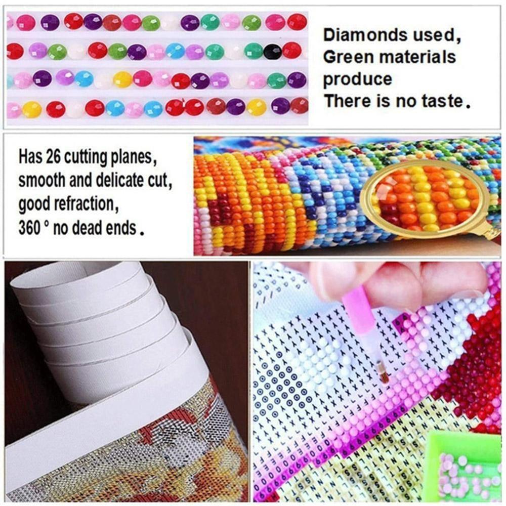 Diamond Painting Full Square/Round Lone Wolf Diamond Mosaic Art Wall Series Embroidery Animals Diamond Handicraft Crys O3Q3