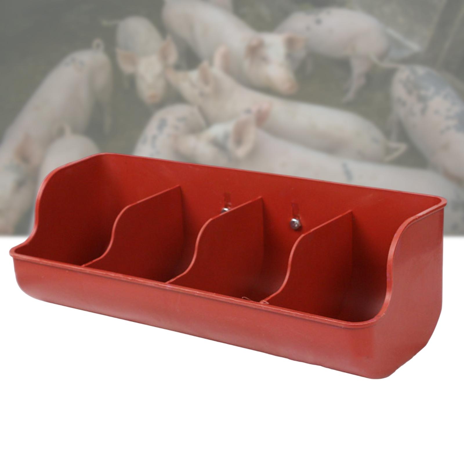 Ranura para forraje de lechones, suministros para animales de granja, plato de forraje para ganado, cuenco de alimentación, alimentador de alimentos, alimentador para cerdos, palomas, perros y cabras