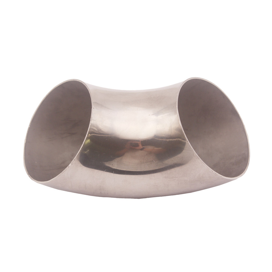 3" Exhaust Pipe Elbow Ultra Tight Radius Mandrel Bend 90 Degree Stainless Steel 0.84D Exhaust Tube