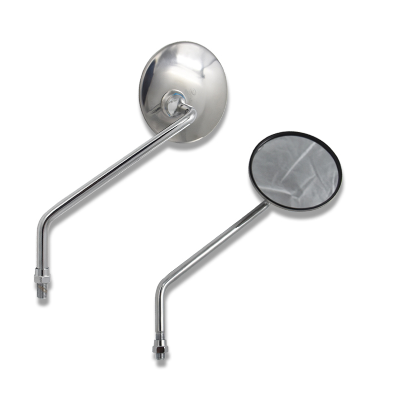 positiv gewinde 10mm Jahrgang motorräder Universal- rückspiegel runde edelstahl rückspiegel GN125 cg