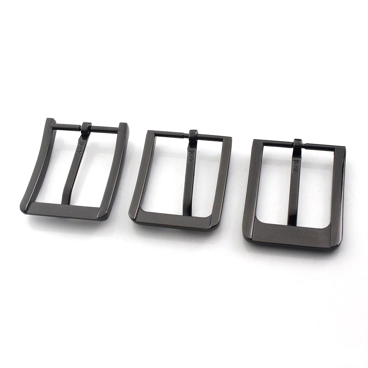 1pcs 35mm Belt Buckle Black For Men Metal Clip Buckle End Bar Heel Bar Single Pin Buckle for Leather Craft Strap DIY