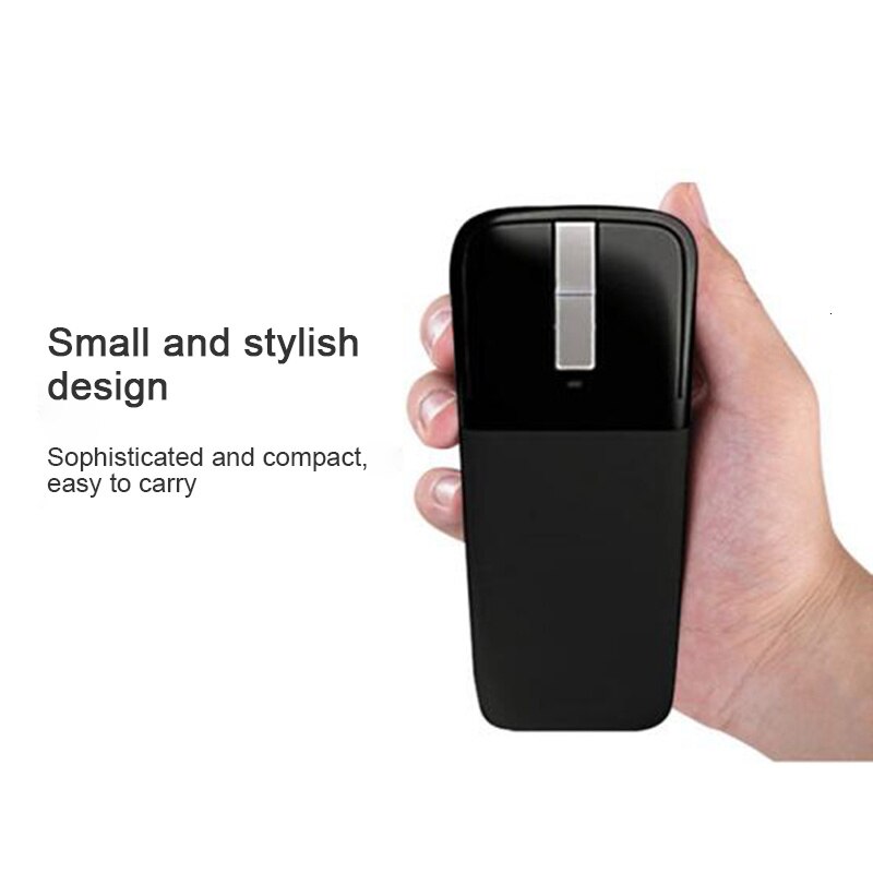 2.4G Wireless Computer Mouse Arc Touch Ergonomic 3D Mause Folding Office Mice Optical USB Gaming Mouse 1200DPI For Laptop PC Mac