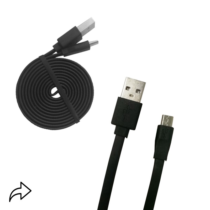 MAXCURY Micro USB Flat TPE Noodle Power Charging Cable for Samsung S7 edge for Xiaomi Redmi Note4 5 and More Micro USB Devices: Default Title