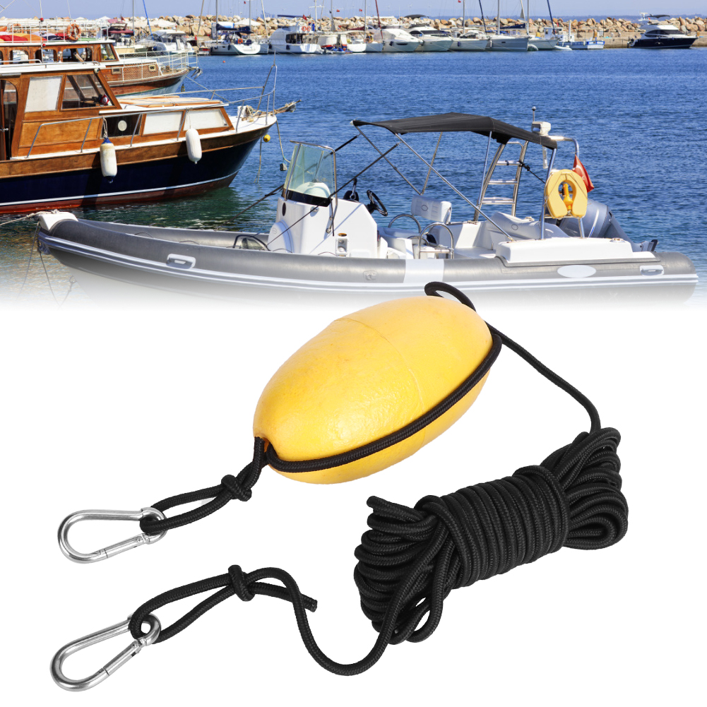 Drift Anchor 9.8m/32.2ft Fishing Drift Anchor Throw Line Sea Drogue Portable Float boa accessorio per Marine Boat Yacht Kayak