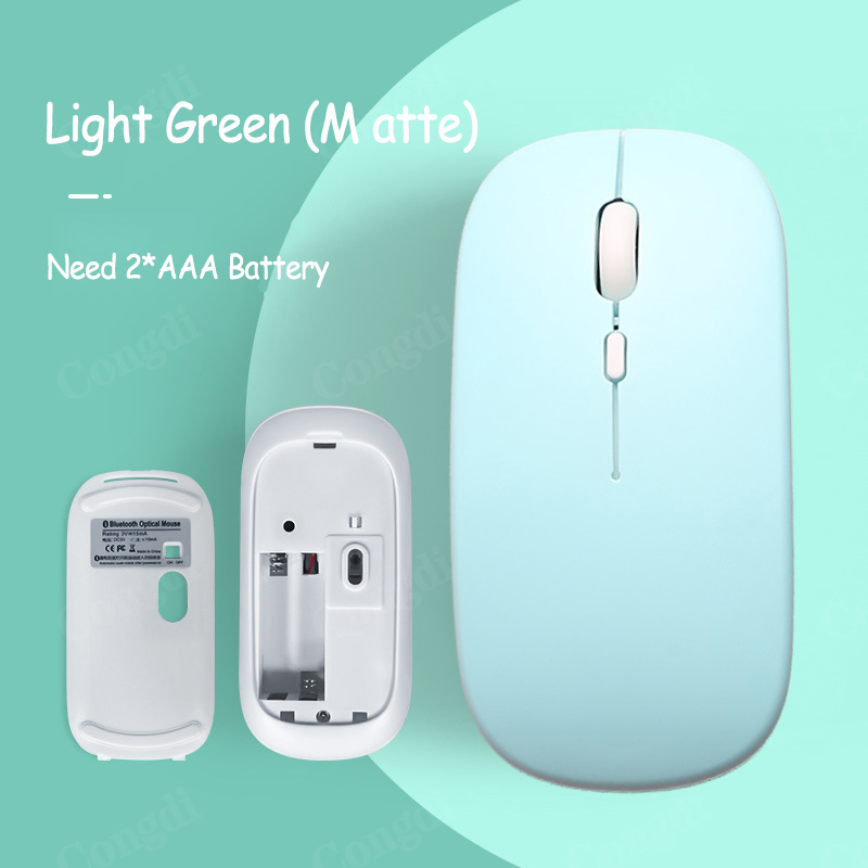 Langaton hiiri akku bluetooth-yhteensopivat hiiret langaton tietokone hiiri ergonominen pelihiiri kannettavalle tietokoneelle pad hiiri pelaaja: Keltainen