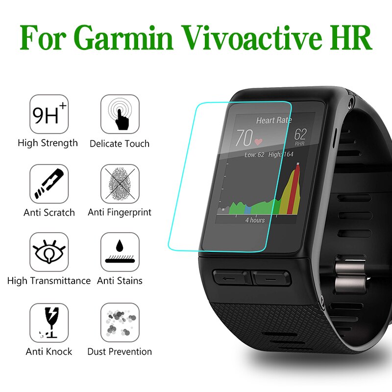Ultra-thin Screen Protector Film for Garmin Forerunner 35 Smart Watch Screen Protector Glass Screen Explosion Proof SmartWatch: For Vivoactive HR / 1piece