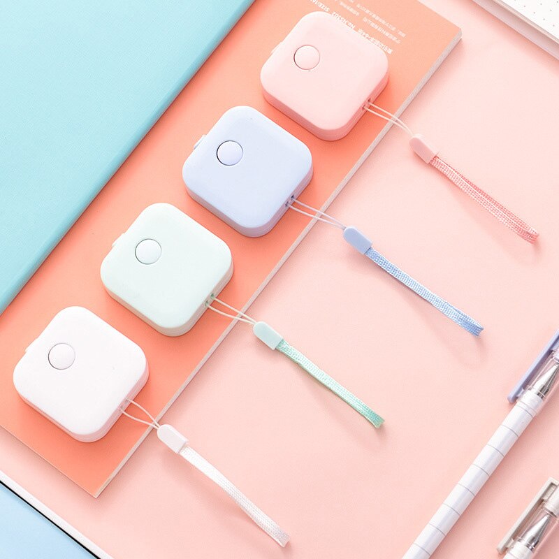 1Pcs /Pack Keychain Small Tape Measure Meter Tape Tailor Ruler 1.5 Meters Quantity Gauging Tools Mini Small Tape Tools