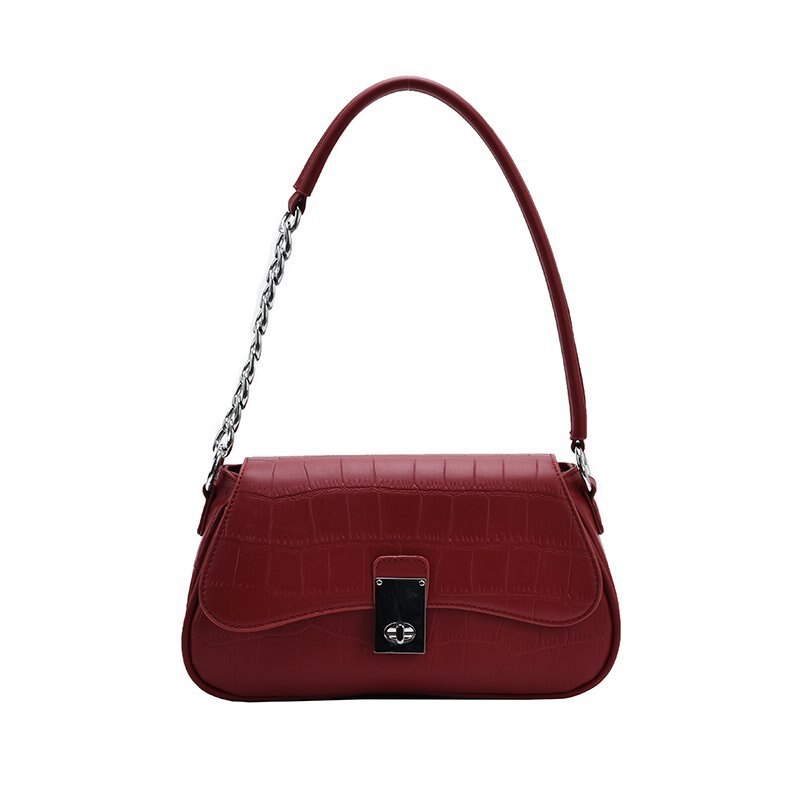 Elegant Pu Handbag Set Crocodile Pattern Large Capacity