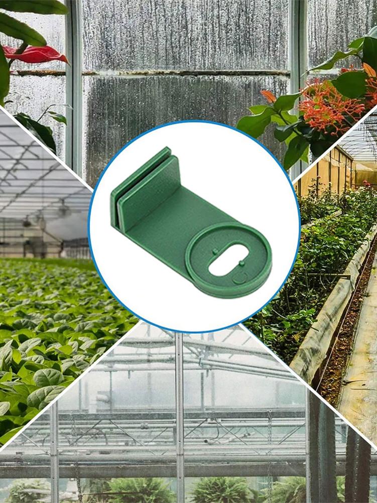 Plastic Greenhouse Fixing Clips 50 PCS Greenhouse Twist Clips Washers Extender Corner Clips Sturdy Durable Clamp For Aluminium