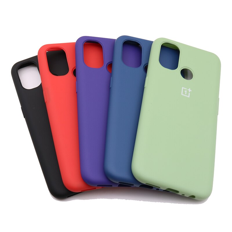 Oneplus-funda de silicona líquida para One plus Nord N10, carcasa trasera suave y fina, Original