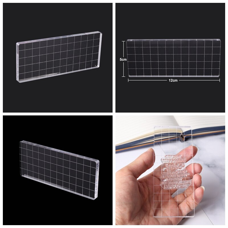 Clear Acrylic Stamp Block DIY Silicone Seals Scrapbooking / Card Making Stamping Handmade Tool: TT285