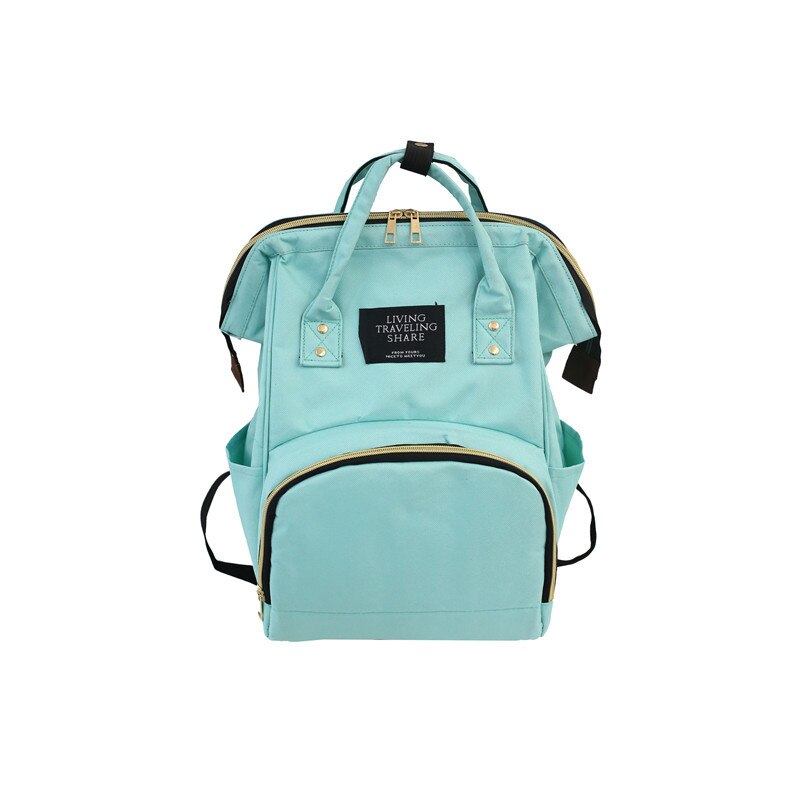 Luiertas Moeder En Baby Luiertas Stijl Mode Grote Capaciteit Multifunctionele Hand Rugzak: Green