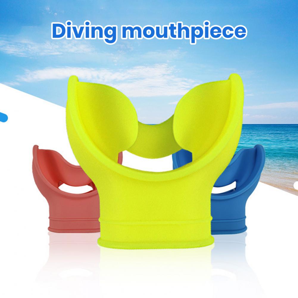 Boquilla de buceo de silicona sin BPA, boquillas subacuáticas para snorkel profundo, regulador de snorkel, accesorios para boquilla