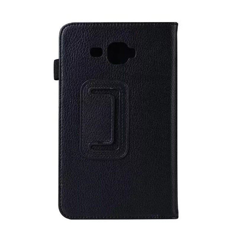 360 Rotating Case for Samsung Galaxy Tab A 7.0 T280 T285 SM-T280 SM-T285 PU Leather Case Folding Stand Smart Cover: 02 Black