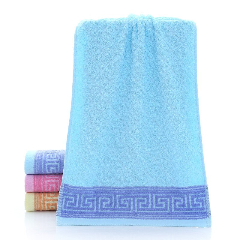Badhanddoek Gezicht Handdoek 100% Katoen Zacht Katoen Schoonheid Handdoek Badkamer Producten 35X75Cm Handdoeken: Blauw