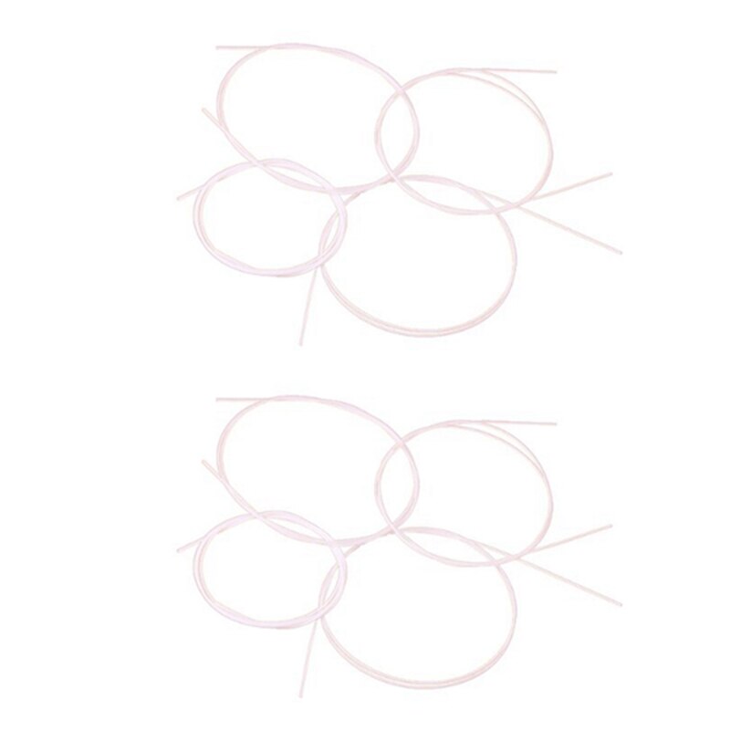 8 Stuks Wit Nylon Ukulele String Set – Vicedeal