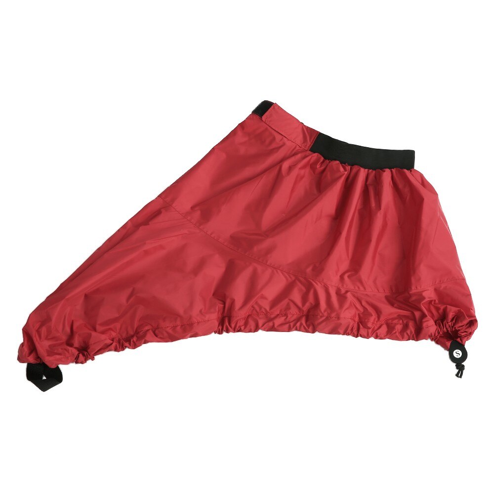Universal Einstellbare Sport Wasserdichte Nylon Kajak Spray Rock Deck Sprayskirt Abdeckung: RED-L