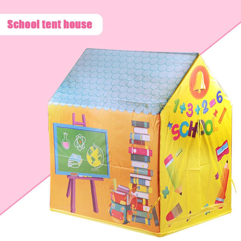 Spielen Zelt Kinder Spielen Haus Spiel Aktivität Haus Dinosaurier Cubby Tragbare Klapp Spielzeug Zelt Baby Indoor Spielen Pit Pool Junge mädchen: school