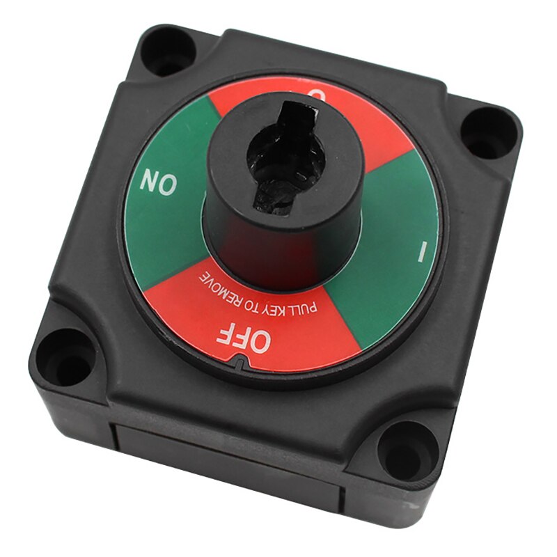 Battery Disconnect Switch Master Shut Off Switch 12V 24V 48V for Marine Boat RV Waterproof Battery Isolator Switch