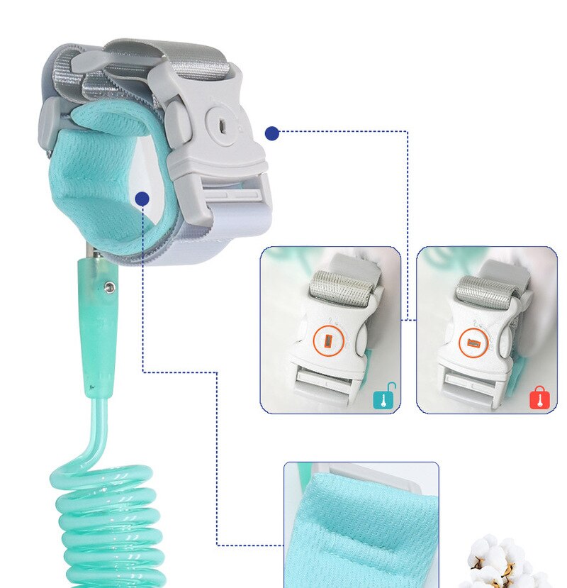 Maluch dziecko dzieci szelki bezpieczeństwa skaleczenie ciągle smycz dla dzieci chroniący przed zgubieniem połączyć nadgarstka rozwijana smycz