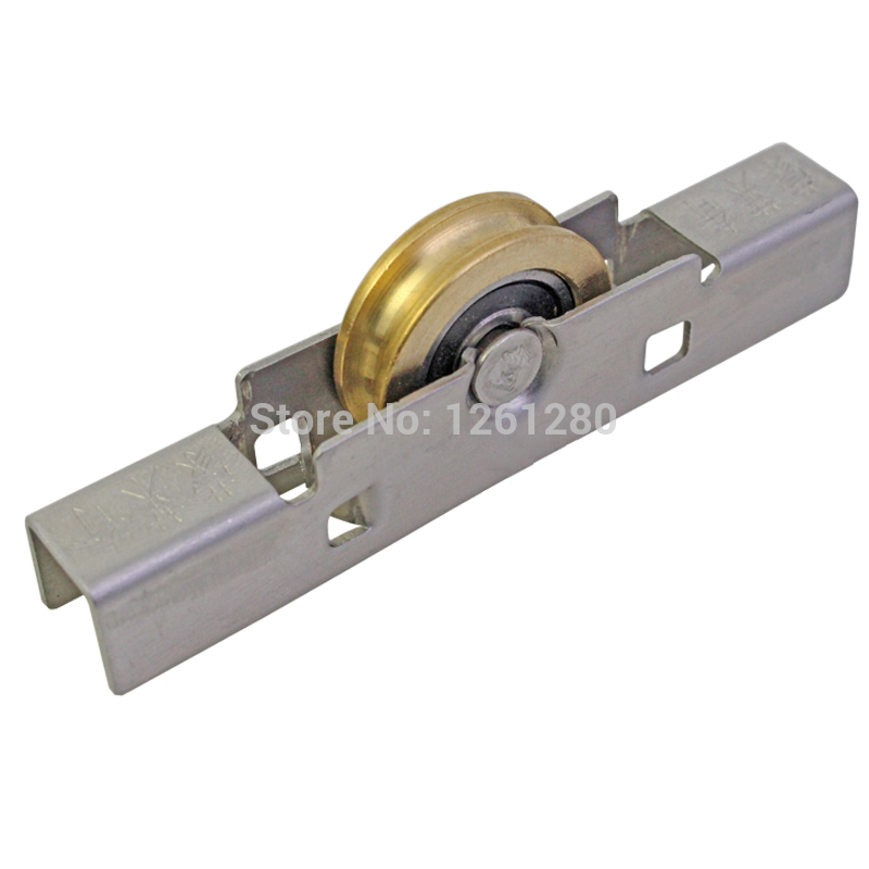 Ventana puerta corredera de rodillos plástico acero polea de ventana aleación de aluminio puertas y ventanas rueda de latón silencioso nylon rodillo hardware