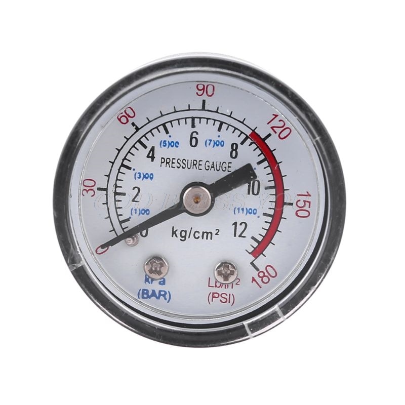 Pressure Regulator Switch Valve Gauge w Male/Female Connector for Air Compressor