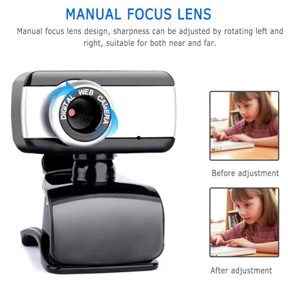 Hd Webcam 480P Web Camera Met Microfoon Video Camera Opname Klasse Live Onderwijs Usb Camera Voor Pc Computer TXTB1