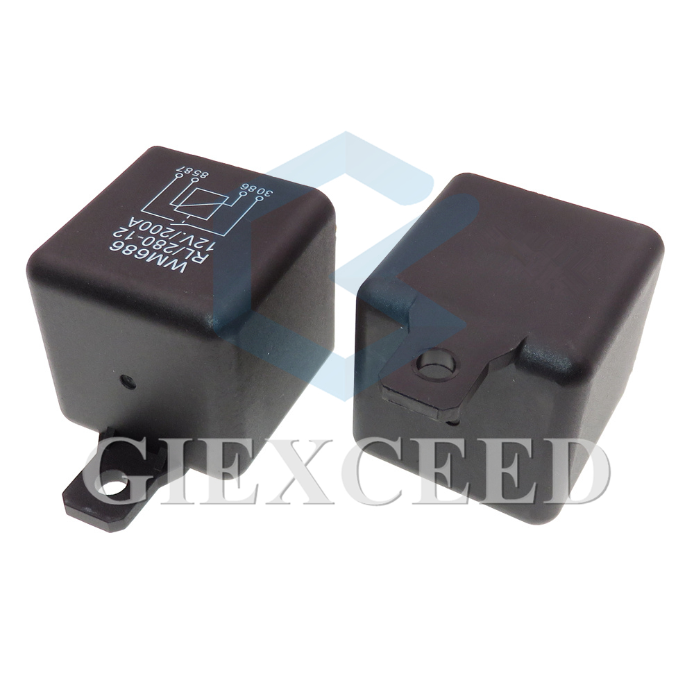 Car Relay 120A 12V-48V Car Truck Motor Battery Switch Automotive Relay High Power Continuous/Starting Relay