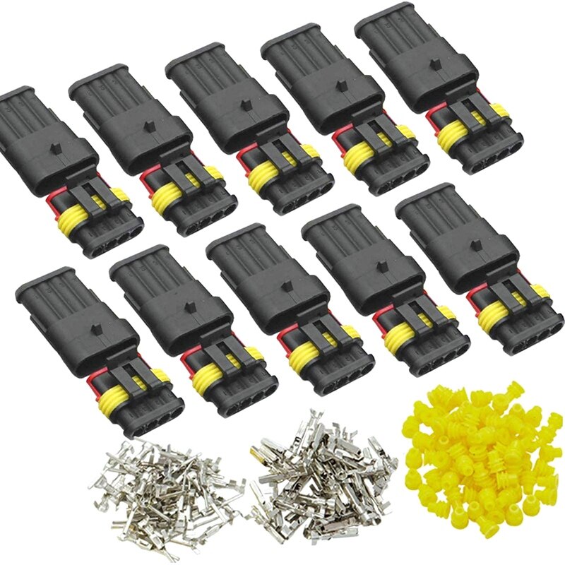 5PCS 6 Pin Car Sensor Female Connector Socket Repair Kit 1J0973713 with