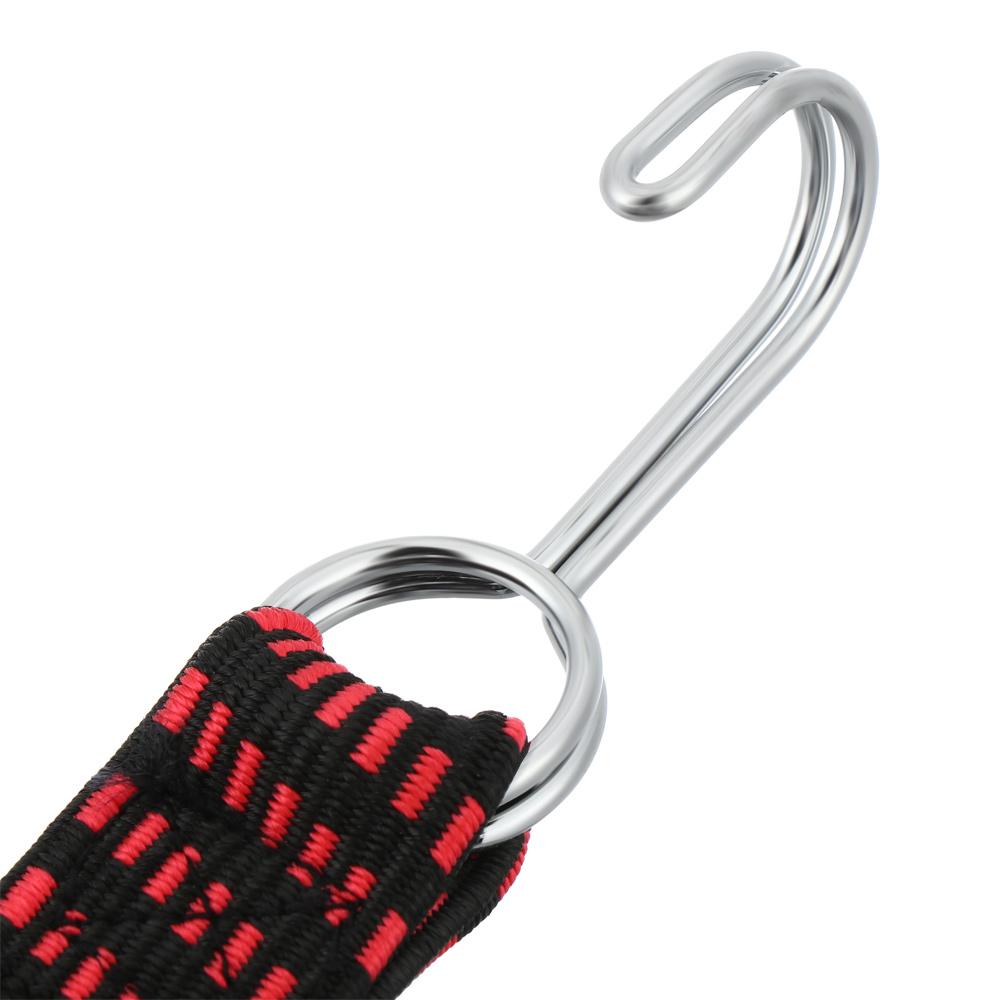 Elástico de borracha bagagem corda cabo ganchos bicicletas corda gravata bagagem telhado rack cinta banda fixa gancho acessórios da motocicleta