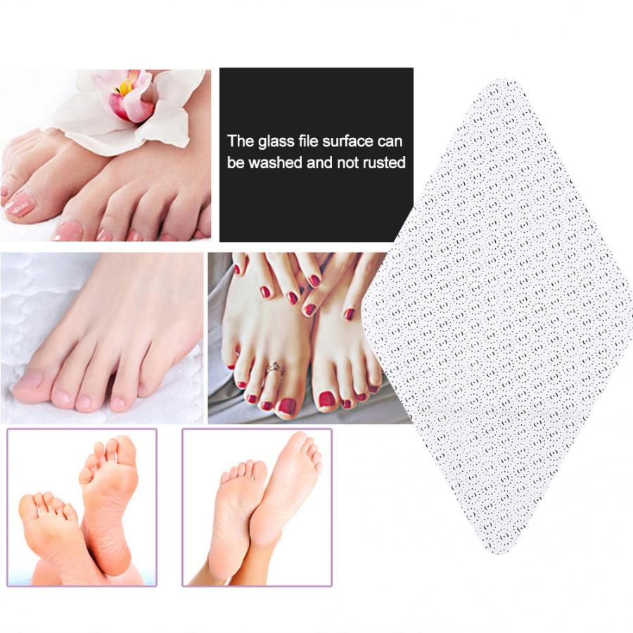 Lightweight Electric Nail File Glass Nail File Calluses Cuticle Removal Manicure Pedicure Polishing Tool Pumice Stone For Heels