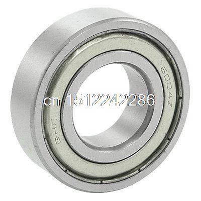 6004Z escudos metálicos, rodamiento de bolas 20mm ID 42mm OD 12mm de ancho para motores