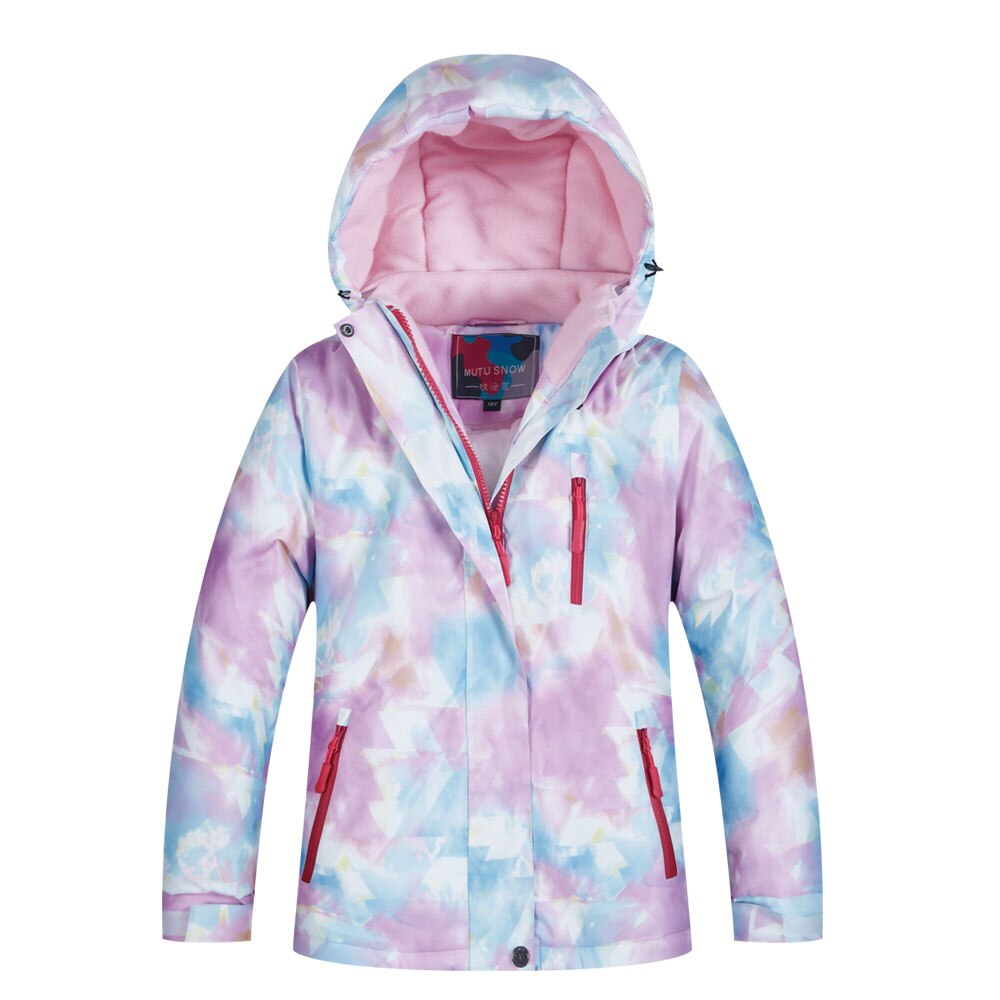 Mutusnow crianças jaqueta de esqui inverno crianças à prova de vento impermeável super quente roupas de esqui meninas casaco de neve-30 jaqueta de snowboard de inverno: 8