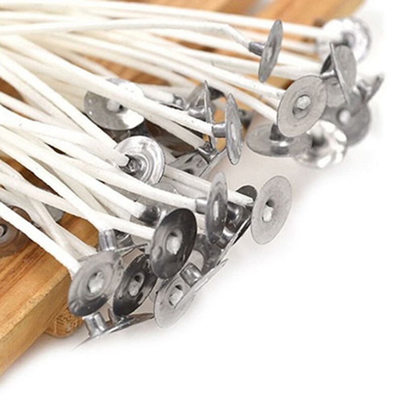 30 X 10cm Candle Wicks Cotton Core Pre Waxed Accessories For Candle Making DIY