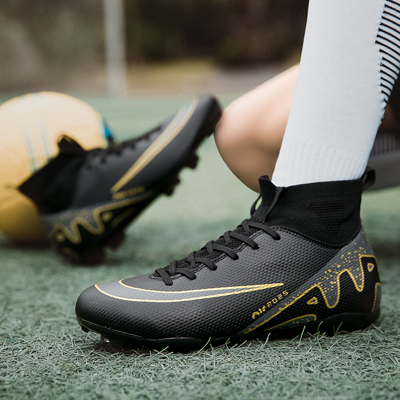 2025, neue Herren- und Damen-Fußballschuhe, Schüler gebrochen Nagel lang Nagel Kunstrasen-Wettkampf- und Trainingssportschuhe