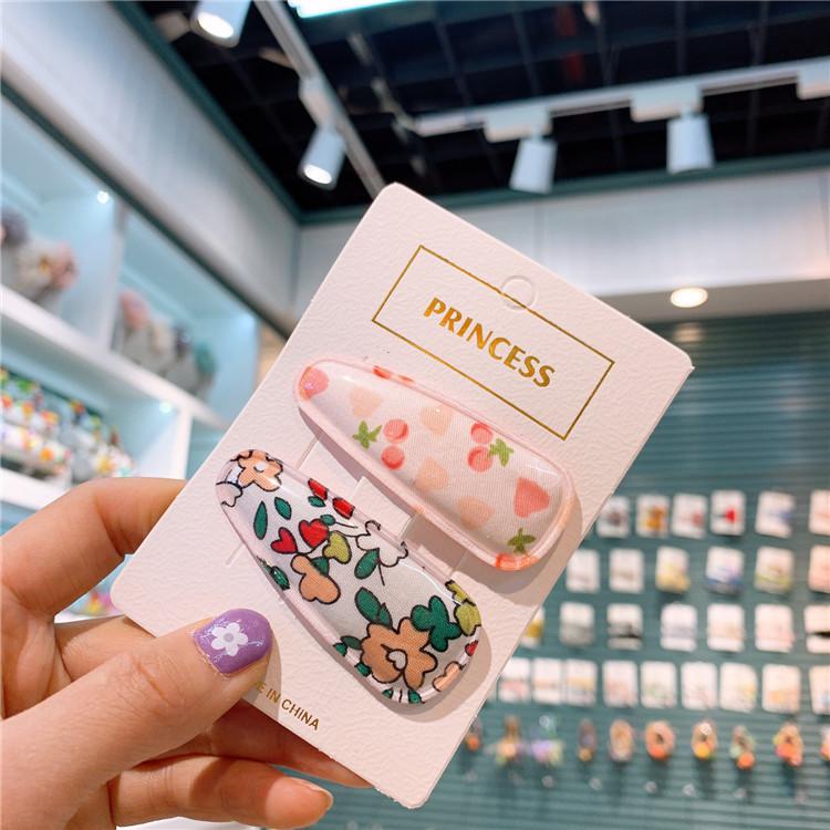 Adorável bonito coreano cabeleireiro pequeno fresco flor brilhante de couro hairpin flor das crianças bb clip pai-filho grampo de cabelo: 3