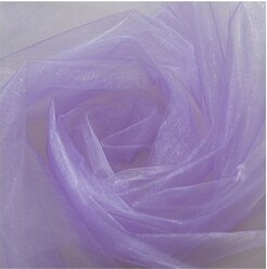 HAOCHU 5 m/partij 150 cm Breed Sheer Crystal Organza Tulle Roll 19 Kleur Shining Stof voor Bruiloft Decoratie Thuis Event Party Decor: Light purple