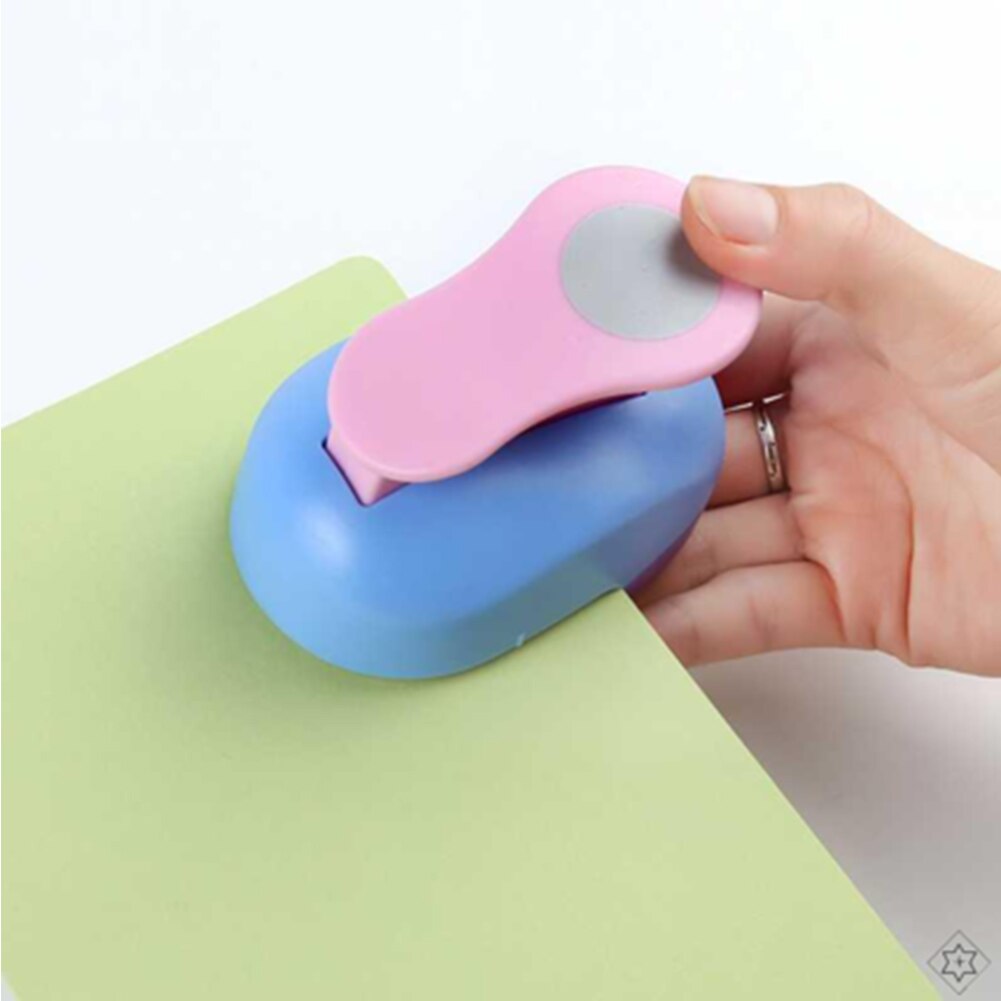 Verschillende Patroon Hendel Punch Willekeurige Kleur Wenskaart Handgemaakte Scrapbooking Gat Papier Ambachtelijke Voor Kids Kinderen Diy Art