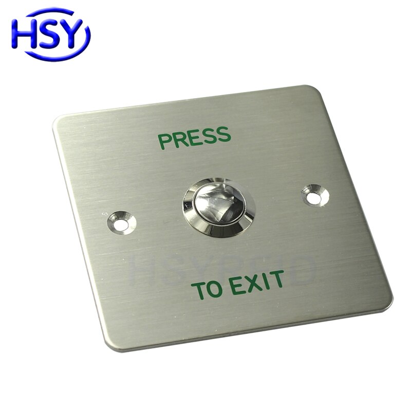 HSY Access Control Exit Button Push Switch Door Release Buttons Open Electronic Gate Lock