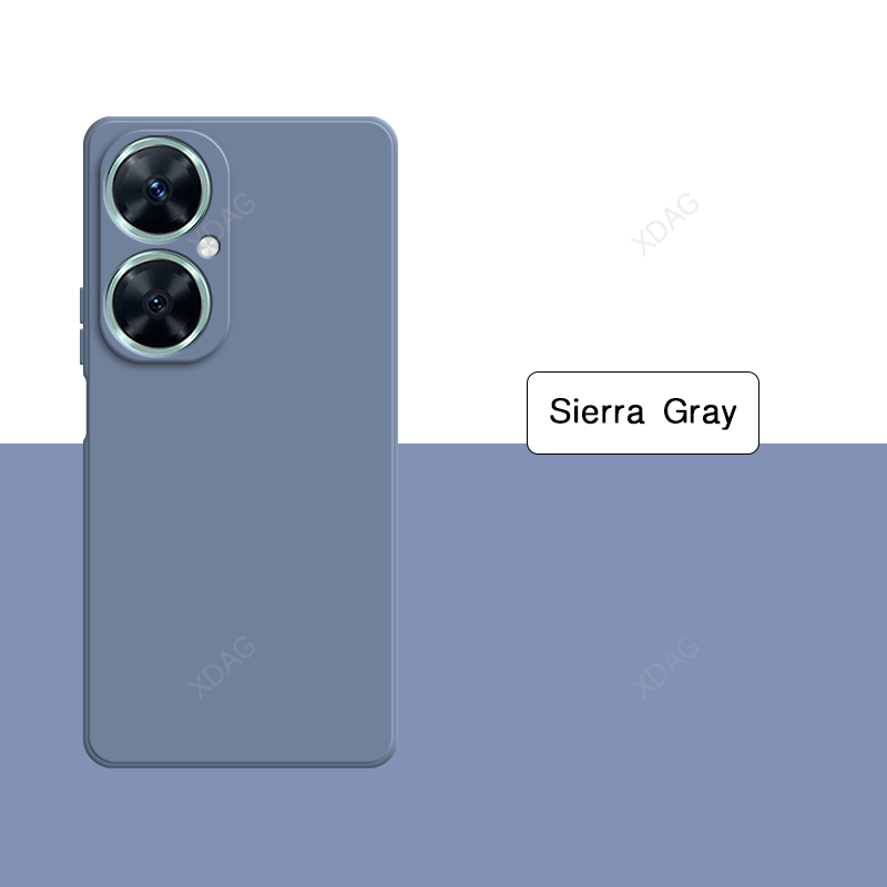 Capa de silicone líquido à prova de choque para huawei nova11i nova 11i MAO-LX9 MAO-LX9N original luxo alta qualidade macio quadrado capa traseira: Lavanda