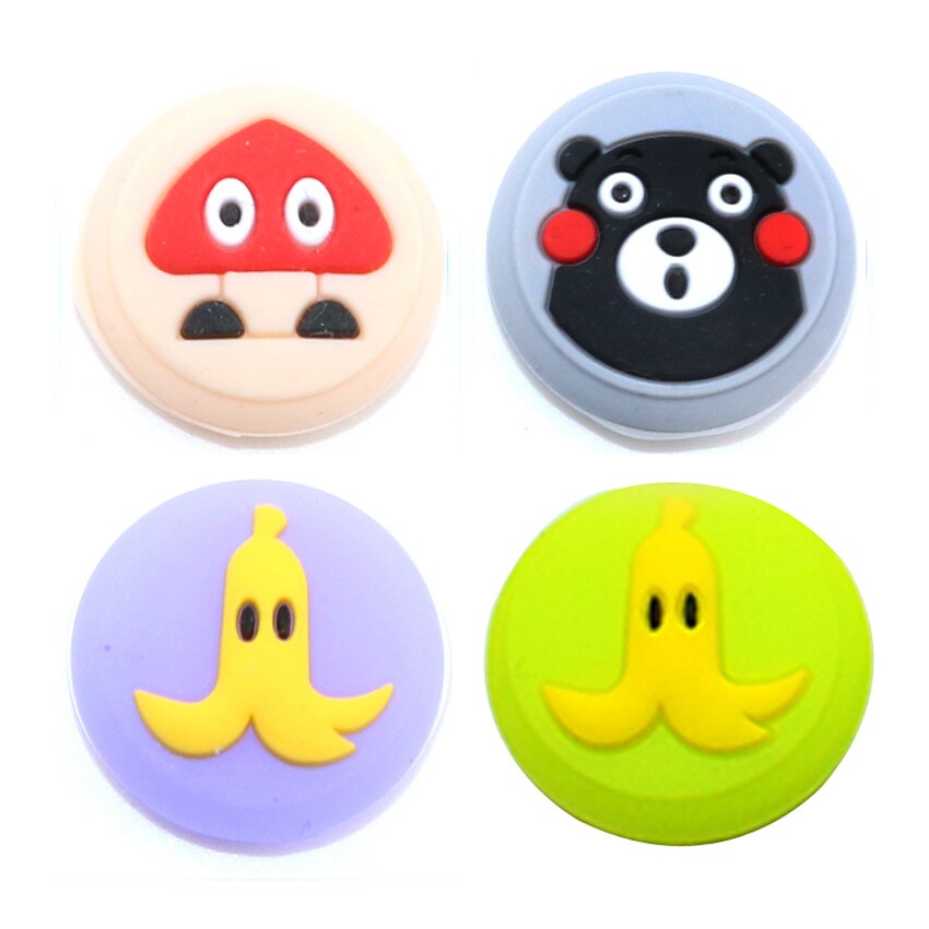 YuXi 4pcs Animal Crossing Thumb Stick Grip Cap Joystick Cover For Nintend Switch NS Lite Joy-Con Controller Thumbstick Case: 29-33-34-36