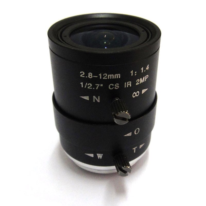 3.0 Megapixel fixed iris HD CCTV camera lens 2.8-12mm varifocal lens